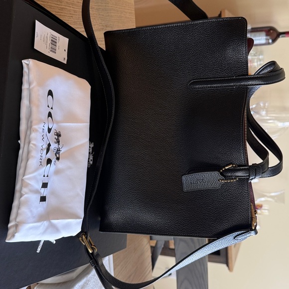 Coach Black Tote Bag - like new - Picture 1 of 5